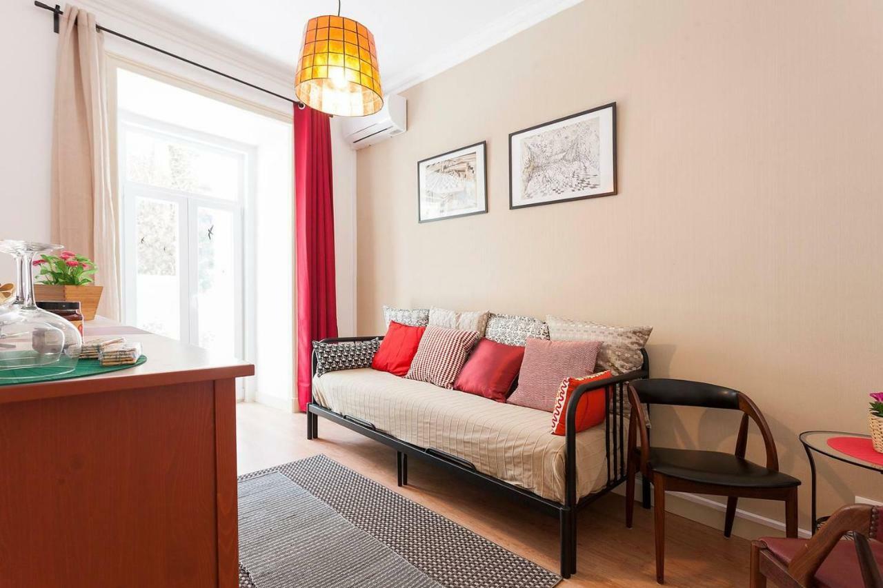 Sunny Orange Garden Apartment In Central Lisbon Luaran gambar